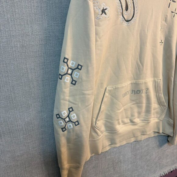 Nike Jordan Westbrook Why Not Paisley Hoodie Sail DO2503-235 - Size XL - Picture 6 of 12